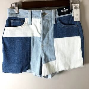 New Hollister Women's Shorts Size 24 Patch Work Design